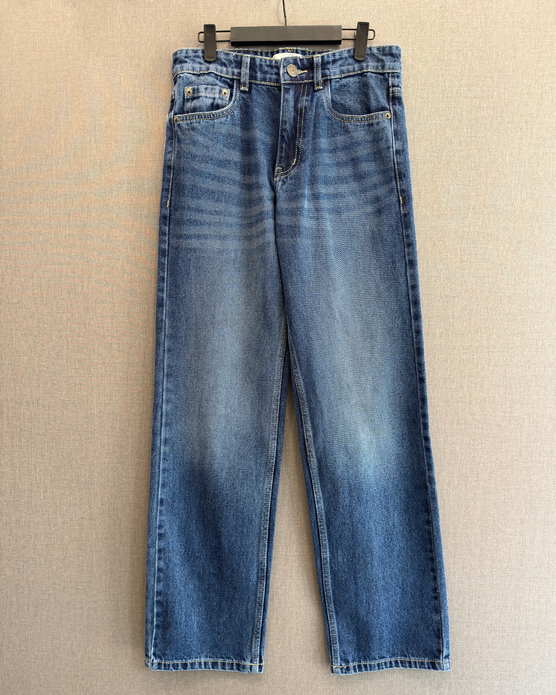 Denim Straight Fit Jeans - Classic Denim Blue 4