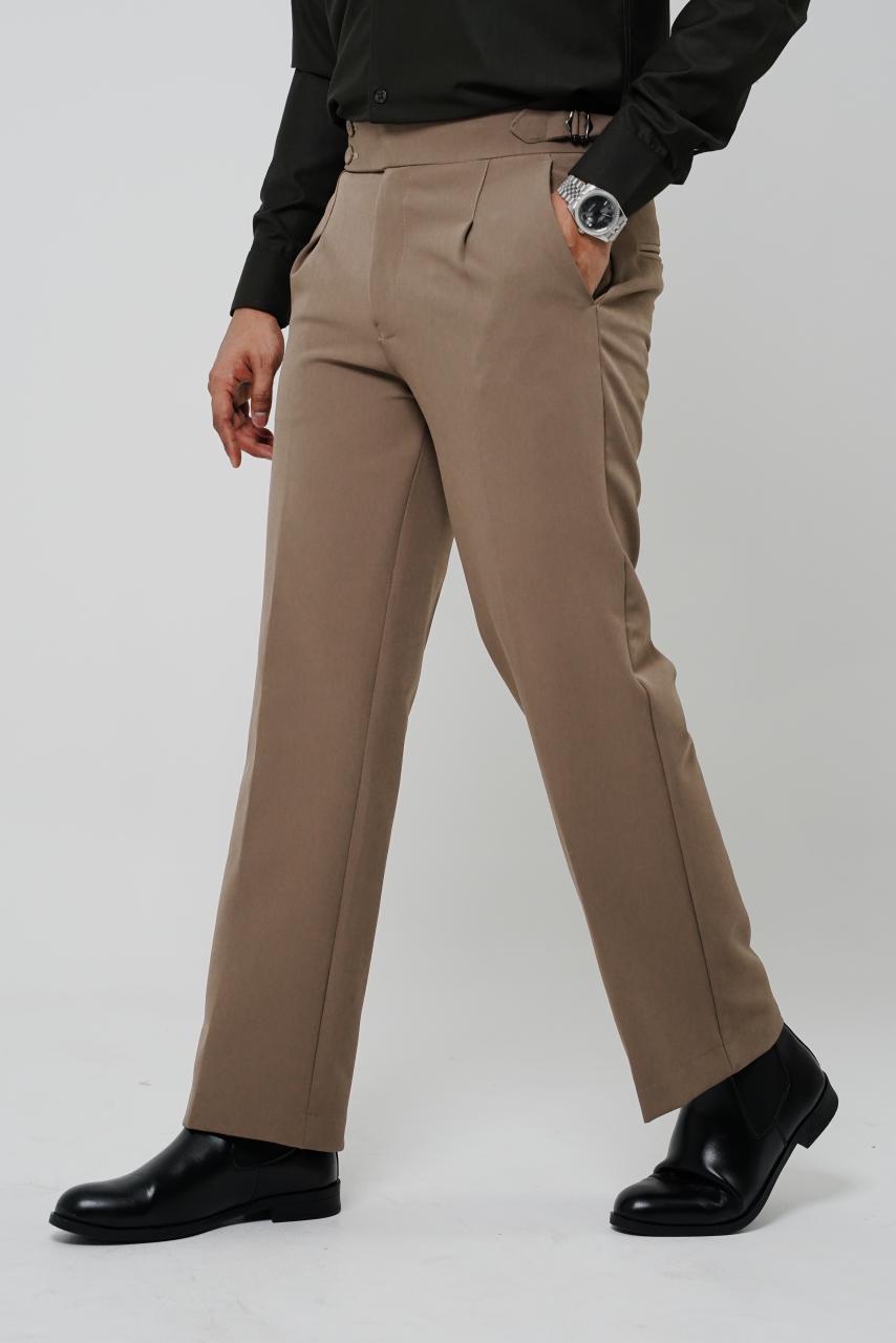 Gurkha Korean Pants - Stone Beige