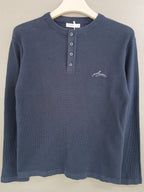 Henley T-shirts Navy blue