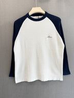 Auraa Signature Knit Crop - Navy Blue