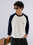 Auraa Signature Knit Crop - Navy Blue