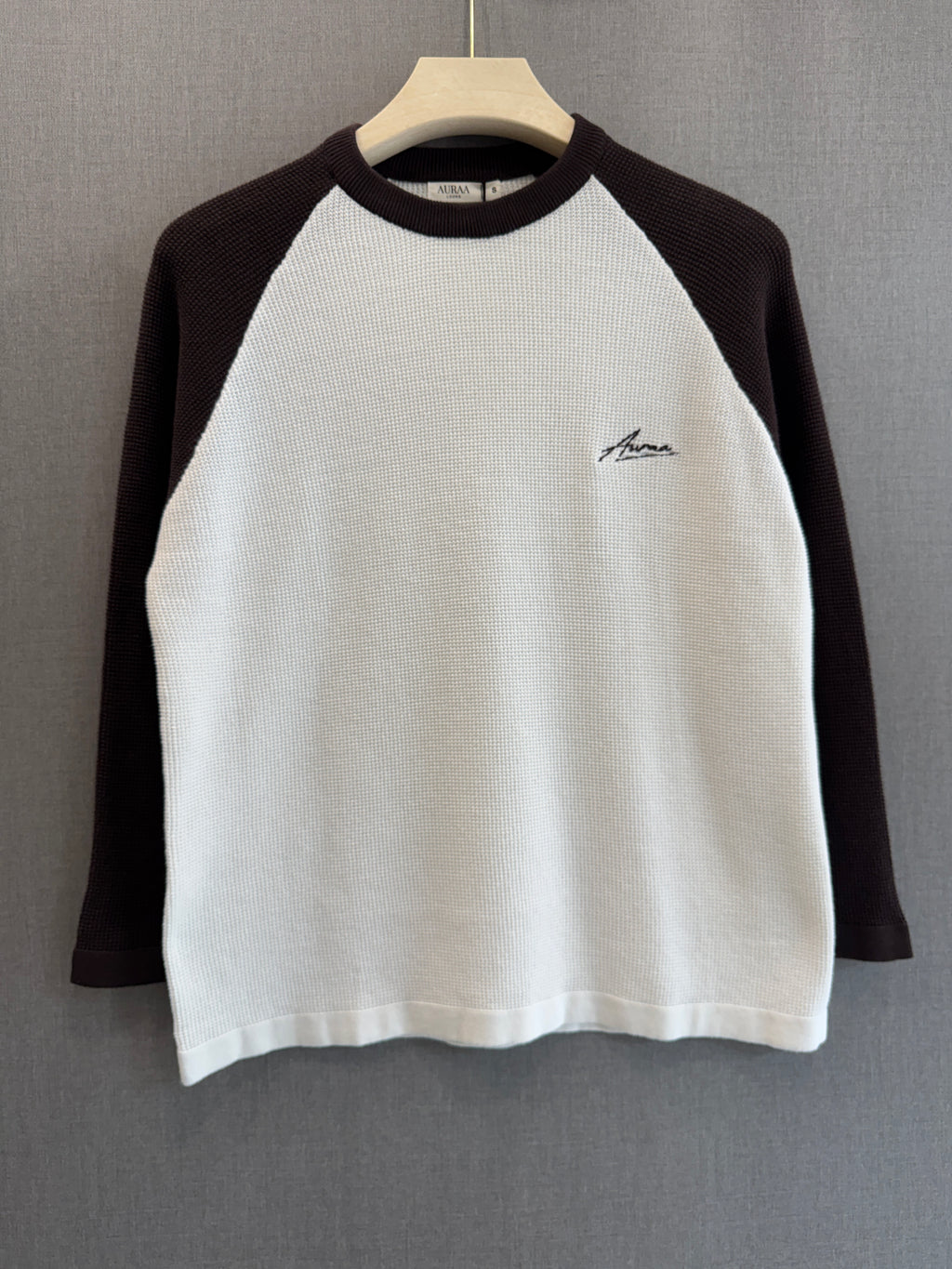 Auraa Signature Knit Crop - Chocolate Brown