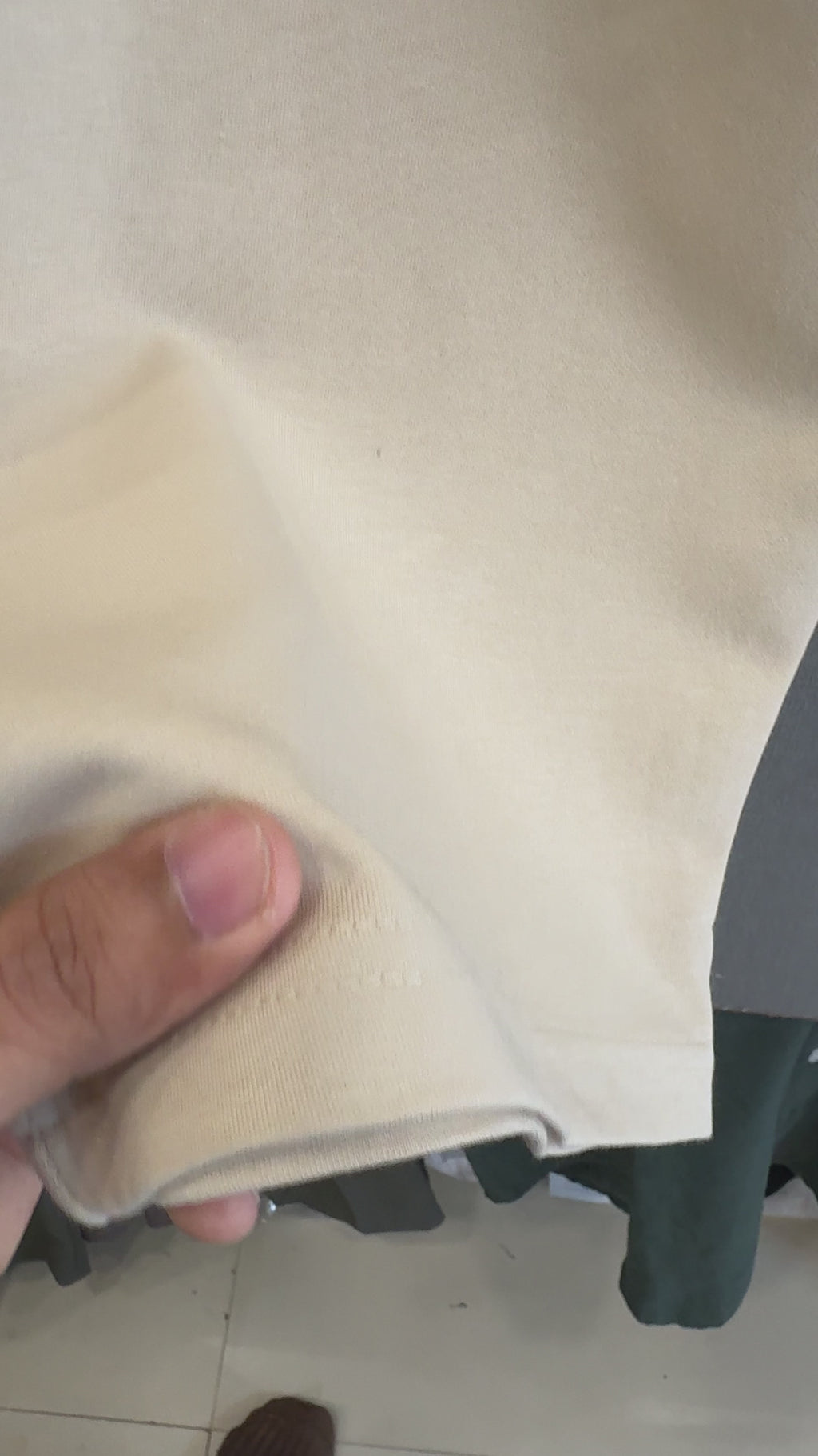 Straight Fit Track Pant - Sand Beige